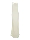 Rotate Birger Christensen Maxi Slip Dress In Neutral