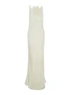 Rotate Birger Christensen Maxi Slip Dress In Neutral