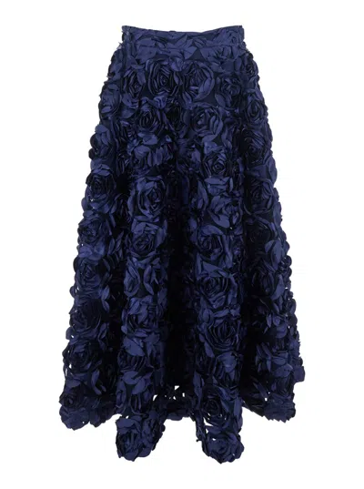 Rotate Birger Christensen Rotate Maxi Sun Skirt In Brown