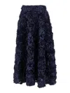Rotate Birger Christensen Rotate Maxi Sun Skirt In Blue