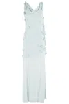 Rotate Birger Christensen Maxi Waterfall Dress