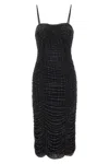 Rotate Birger Christensen Crystal-embellished Tulle Midi Dress