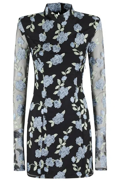 Rotate Birger Christensen Mesh Mini Dress