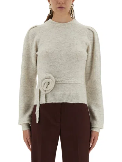 ROTATE BIRGER CHRISTENSEN MESH WITH FLOWER DETAIL