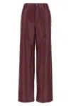 Rotate Birger Christensen Trousers In Burgundy
