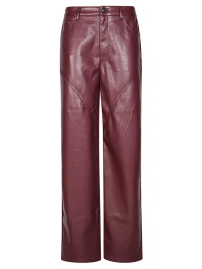 ROTATE BIRGER CHRISTENSEN MID WAISTED PIPING PANTS