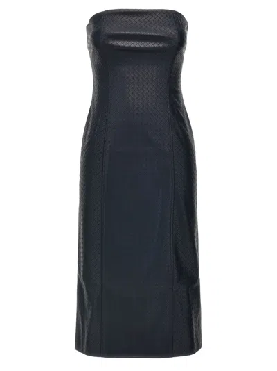ROTATE BIRGER CHRISTENSEN MIDI BRAIDED' DRESS
