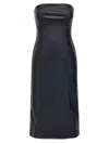 Rotate Birger Christensen 'textured Strapless Midi Dress With Back Slit'