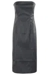 Rotate Birger Christensen Rotate Midi Braided Dress