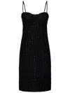 Rotate Birger Christensen Rotate Birgerchristensen Boucle Midi Dress In Black