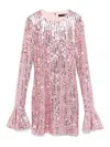 Rotate Birger Christensen Minikleid Mit Pailletten In Nude & Neutrals