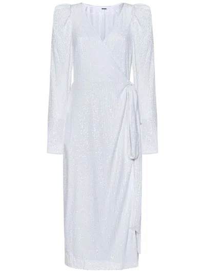 Rotate Birger Christensen Midi Dress In White