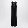 Rotate Birger Christensen Sleeveless Mid-length Dress In Black
