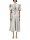 Rotate Birger Christensen Rotate Birgerchristensen Midi Dress With Sequins In Grey