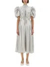 Rotate Birger Christensen Rotate Birgerchristensen Midi Dress With Sequins In Grey