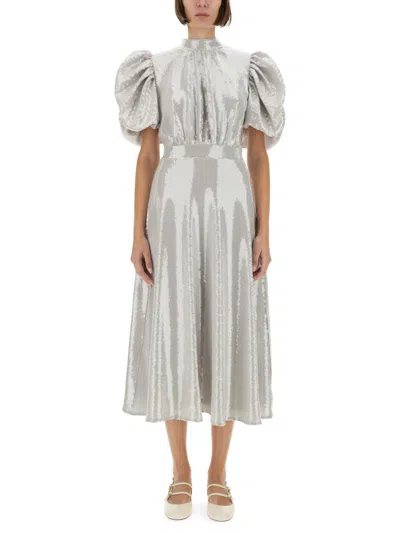 ROTATE BIRGER CHRISTENSEN ROTATE BIRGER CHRISTENSEN MIDI DRESS WITH SEQUINS