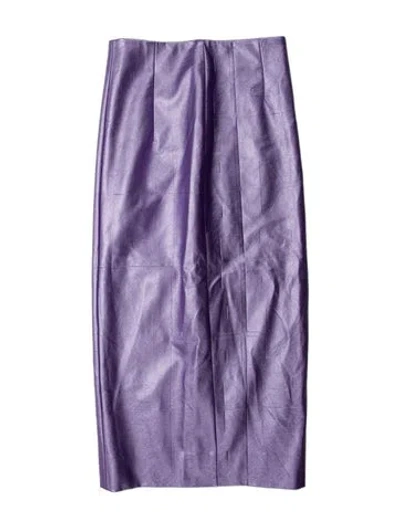 Pre-owned Rotate Birger Christensen Midi Length Skirt In Purple