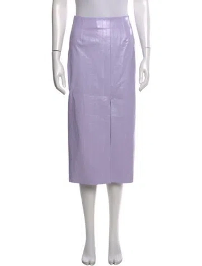 Pre-owned Rotate Birger Christensen Midi Length Skirt In Purple
