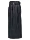 Rotate Birger Christensen Rotate Birgerchristensen Braided Skirt In Blue
