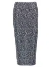 Rotate Birger Christensen Sequined Floral-mesh Midi Skirt