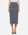 Rotate Birger Christensen Ladies Vibrant Floral Outline Midi Pencil Skirt In Multicolour