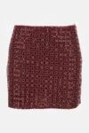 Rotate Birger Christensen Midi Skirt In Red