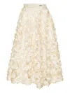 Rotate Birger Christensen Sun Rose-embellished Maxi Skirt
