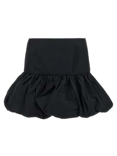 Rotate Birger Christensen 'mini Balloon' Skirt In Black