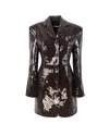 Rotate Birger Christensen Single-breasted Sequined Mini Blazer Dress In 2910