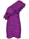 Rotate Birger Christensen Rotate Women Recycled Nylon Dress In Purple