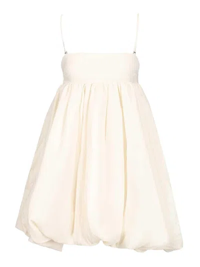 Rotate Birger Christensen Mini Dress In Neutral