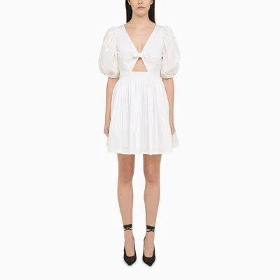 ROTATE BIRGER CHRISTENSEN ROTATE BIRGER CHRISTENSEN MINI DRESS WITH PUFF SLEEVES