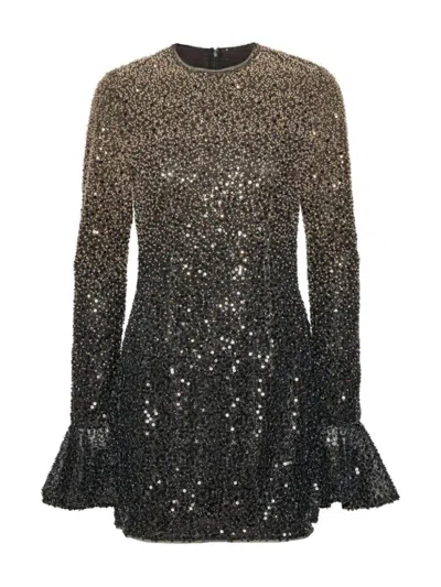 Rotate Birger Christensen Mini Dress With Sequins In Multi
