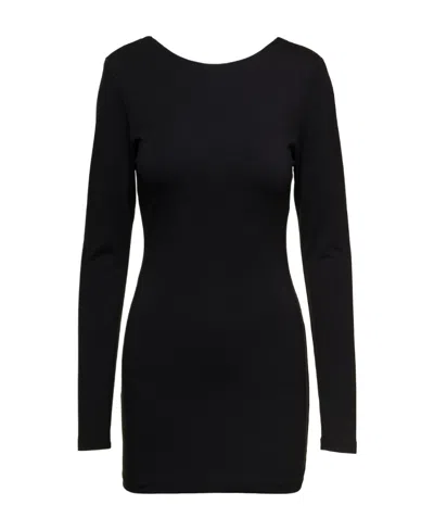 Rotate Birger Christensen Mini-fitting Dress In Black