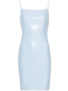 Rotate Birger Christensen Sequin-embellished Slip Dress In Blue