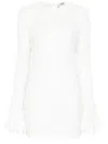 Rotate Birger Christensen Mini Open Back Dress In White