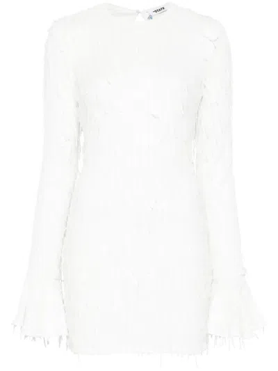 Rotate Birger Christensen Mini Open Back Dress In White
