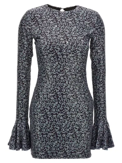 Rotate Birger Christensen 'mini Sequin' Dress In Gray