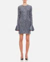 Rotate Birger Christensen Open-back Sequin Mini Dress In Multicolor