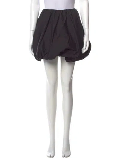Pre-owned Rotate Birger Christensen Mini Skirt In Black