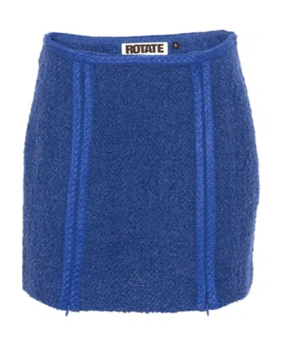 Rotate Birger Christensen Mini Skirt In Blue