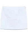 Rotate Birger Christensen Cotton Mini Skirt In Blue