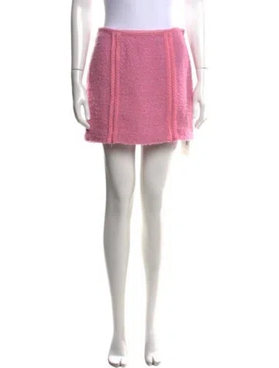 Pre-owned Rotate Birger Christensen Mini Skirt W/ Tags In Pink