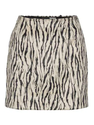 ROTATE BIRGER CHRISTENSEN SKIRT WITH PRINT