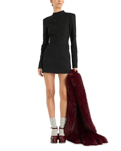 ROTATE BIRGER CHRISTENSEN MOCK NECK MINI DRESS