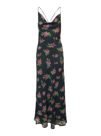 ROTATE BIRGER CHRISTENSEN MULTICOLOR MAXI DRESS