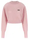 Rotate Birger Christensen Rotate Birgerchristensen Wool Puff Sweater In Pink