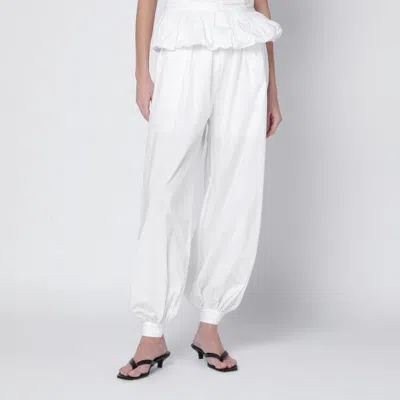 ROTATE BIRGER CHRISTENSEN ROTATE BIRGER CHRISTENSEN NICOLA HIGH-WAISTED POPLIN TROUSERS