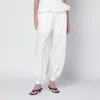 Rotate Birger Christensen Nicola High-waisted Poplin Trousers In White