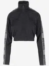 Rotate Birger Christensen Logo-tape Track Jacket In Black